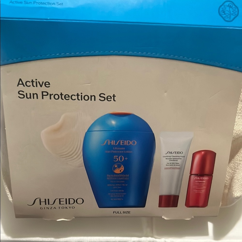 Shiseido Blue Suncare Collection
